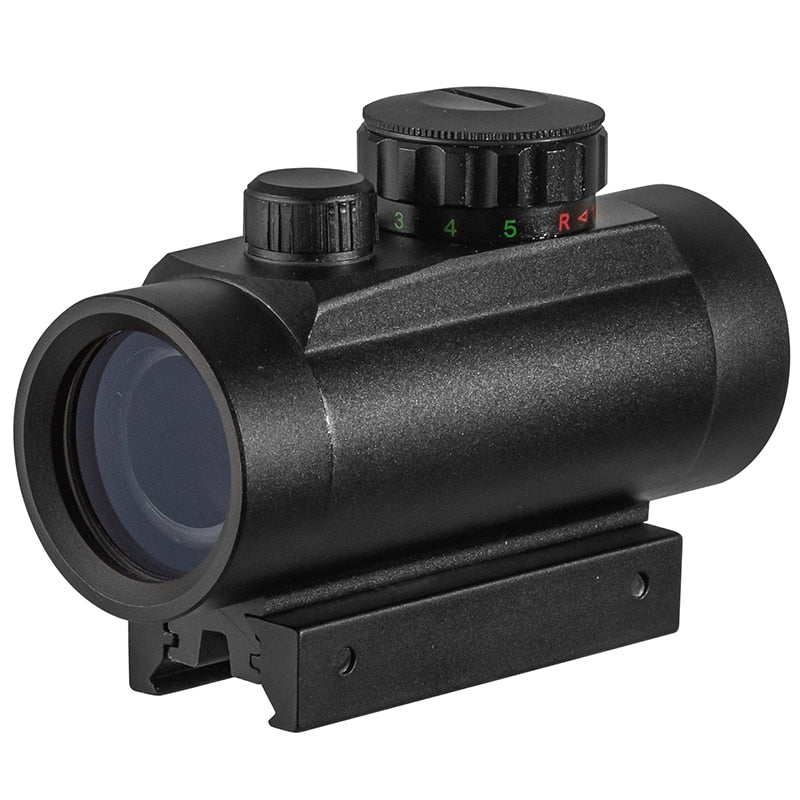 1X40 Hunting Riflescopes Tactical Holographic Red Dot Green 11Mm/20Mm Mount Optical Sight Rifle Gun Scope Airsoft Arma