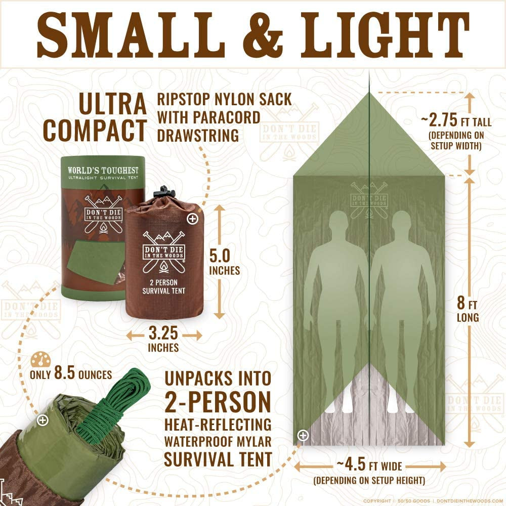 World'S Toughest Ultralight Survival Tent •
