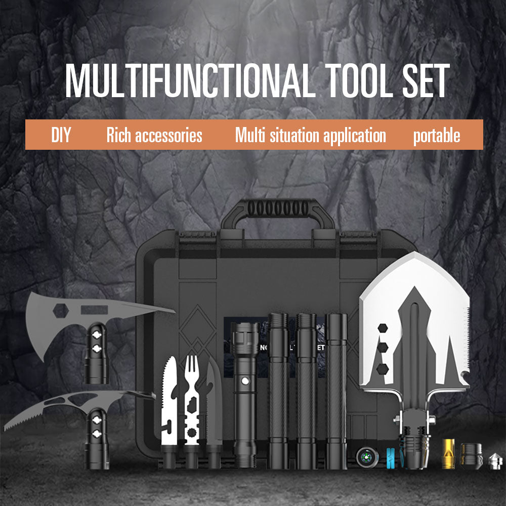 Multi-Function Axe-Shovel-Spear Kit