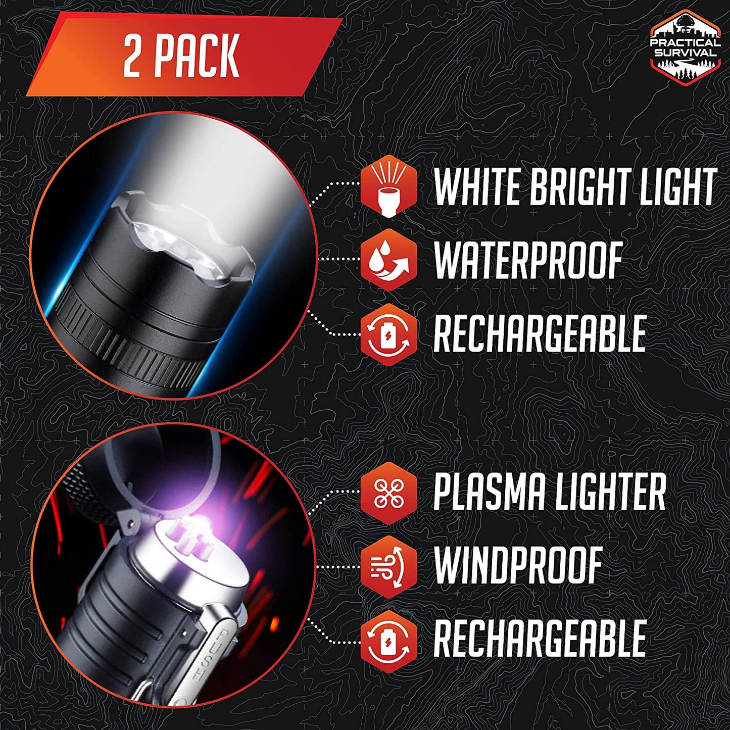 Rechargeable Torch/ Plasma Lighter