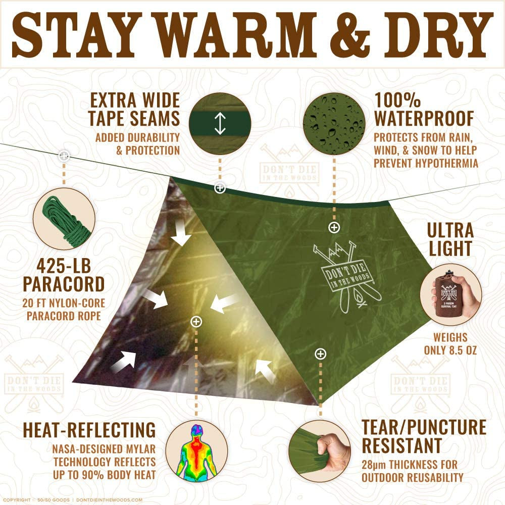 World'S Toughest Ultralight Survival Tent •