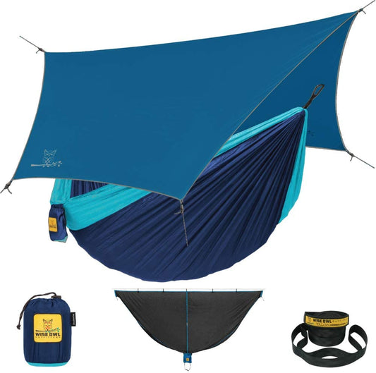 Hammock Camping Double & Single with Tree Straps - 