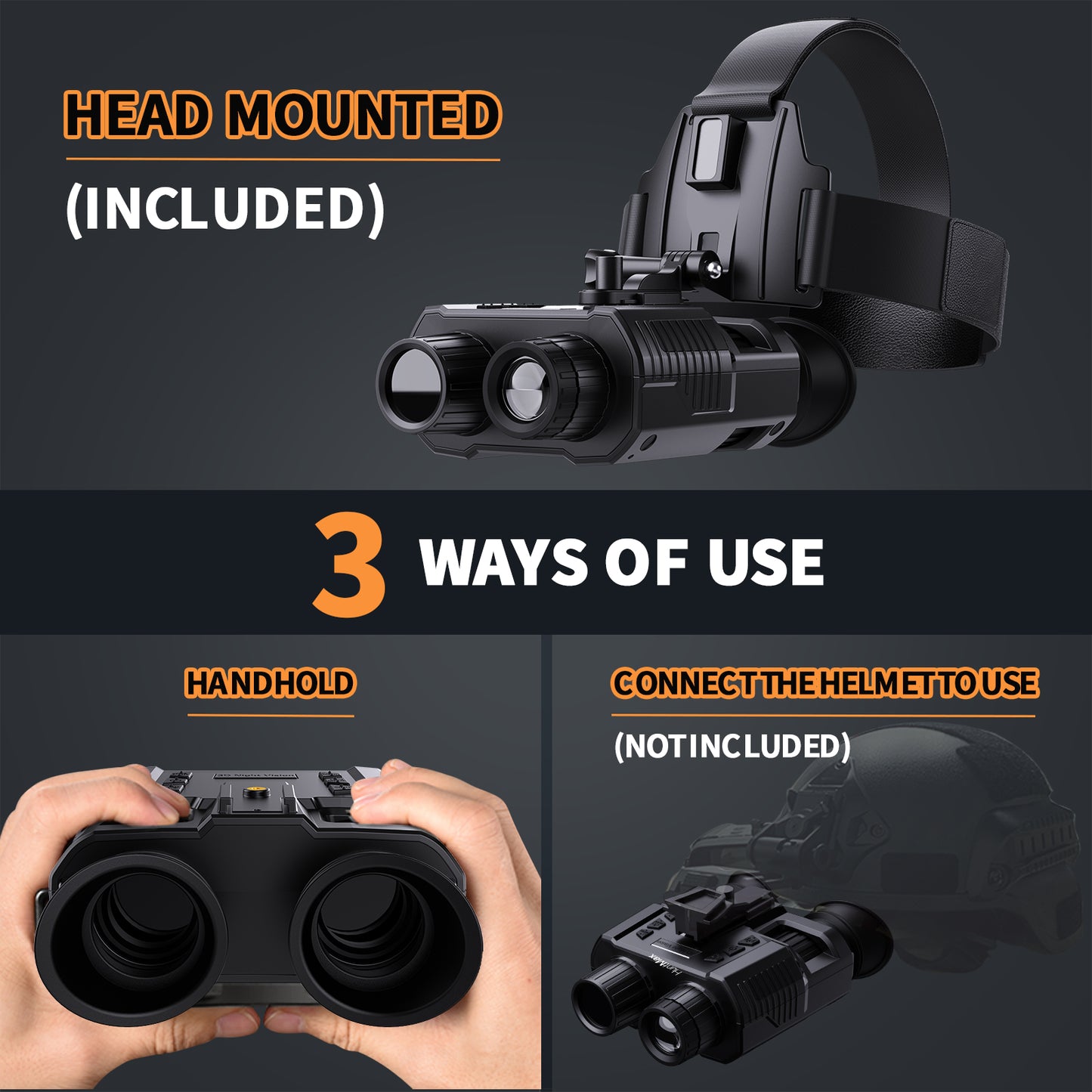 Head Mount Night Vision Binoculars  