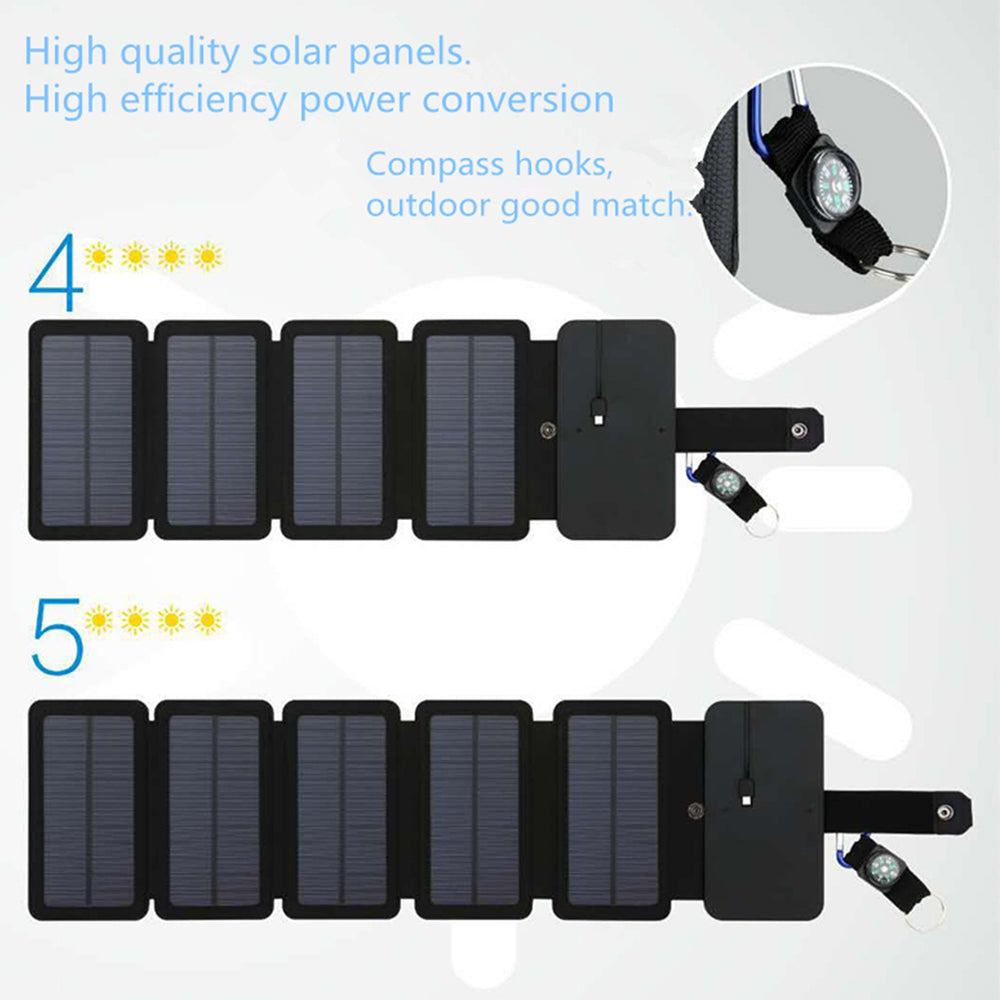 Folding Backpack Solar Panel Charger 