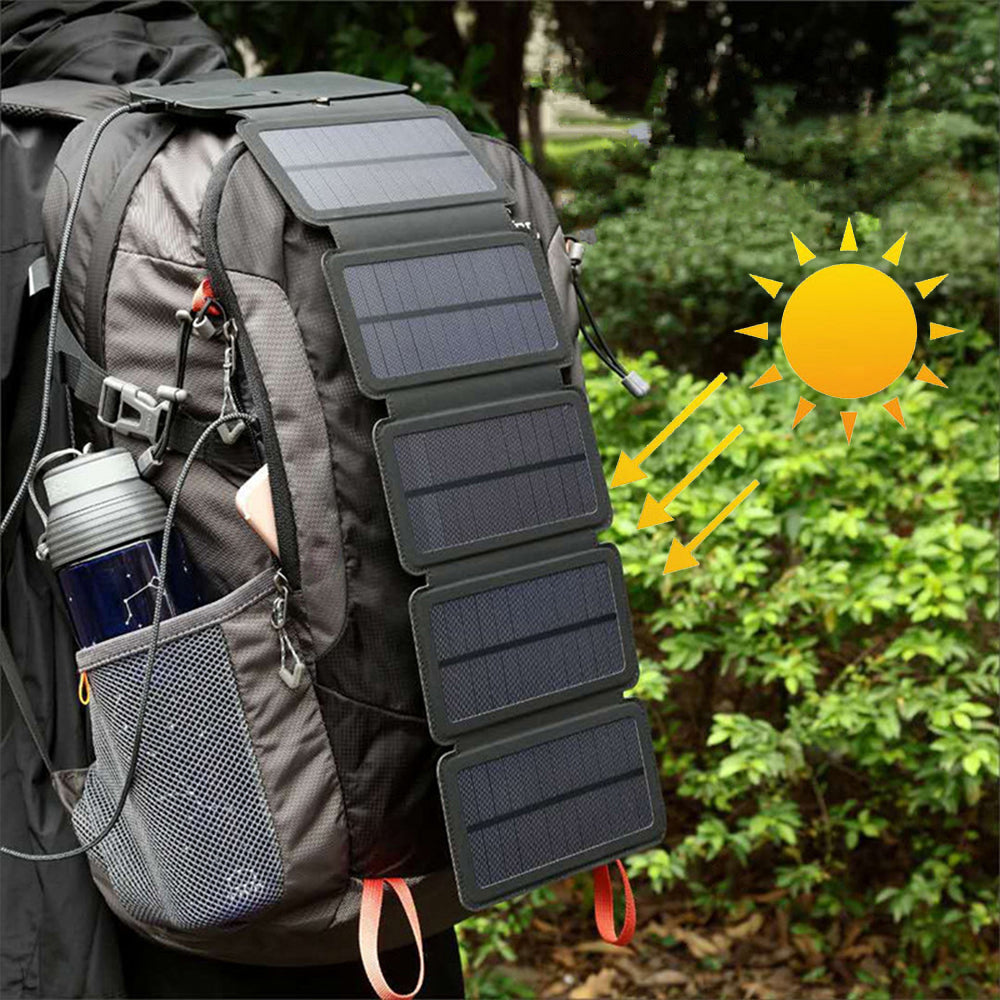 Folding Backpack Solar Panel Charger 